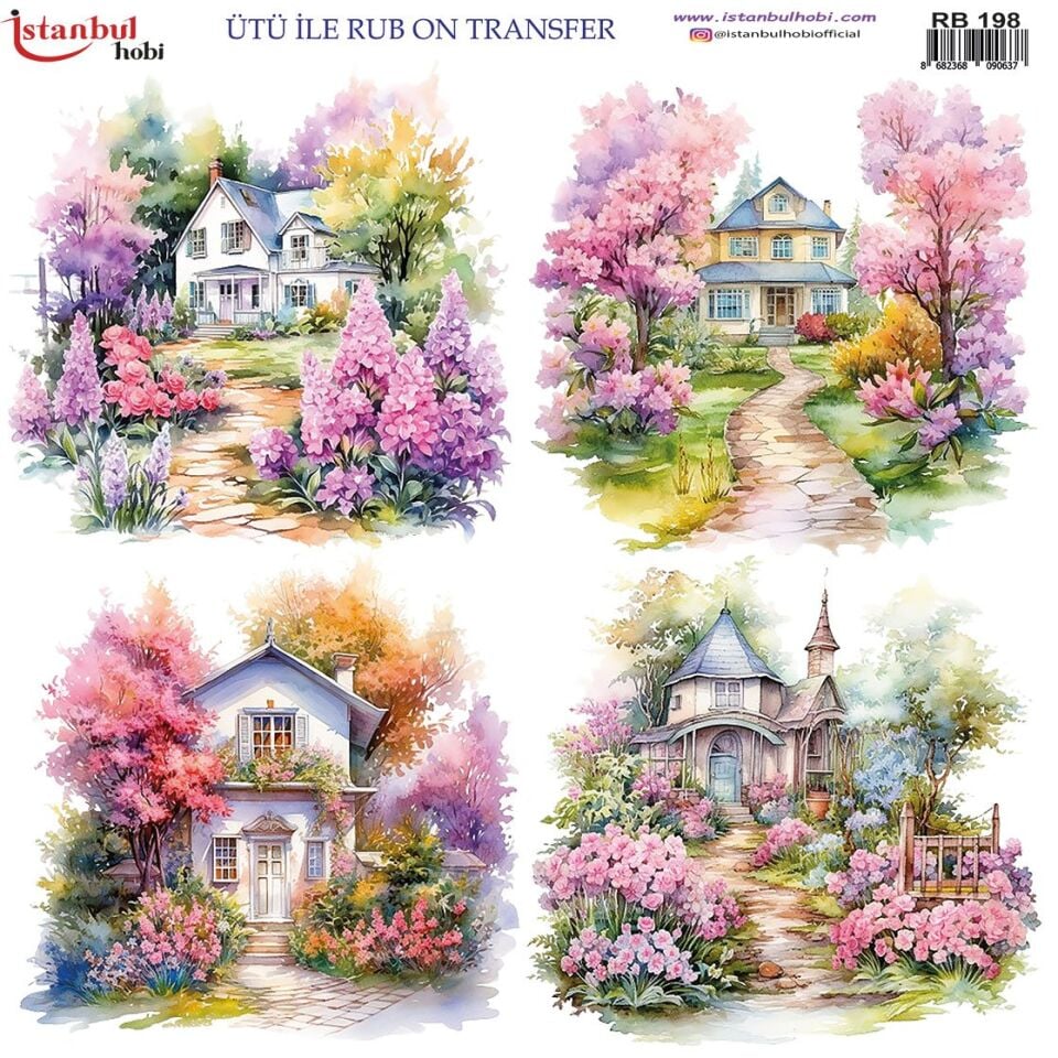 Ütü İle Rub On Transfer 30x30cm RB198