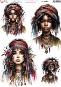 Pirinç Dekopaj Kağıdı 30x42cm PT-4081