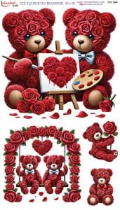 Ütü İle Rub On Transfer 30x50cm CK354