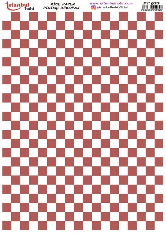 Pirinç Dekopaj Kağıdı 30x42cm PT-922
