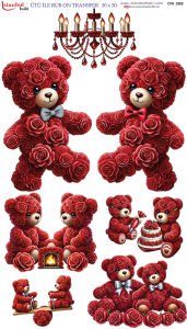 Ütü İle Rub On Transfer 30x50cm CK355