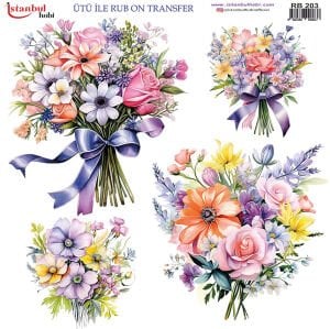 Ütü İle Rub On Transfer 30x30cm RB203