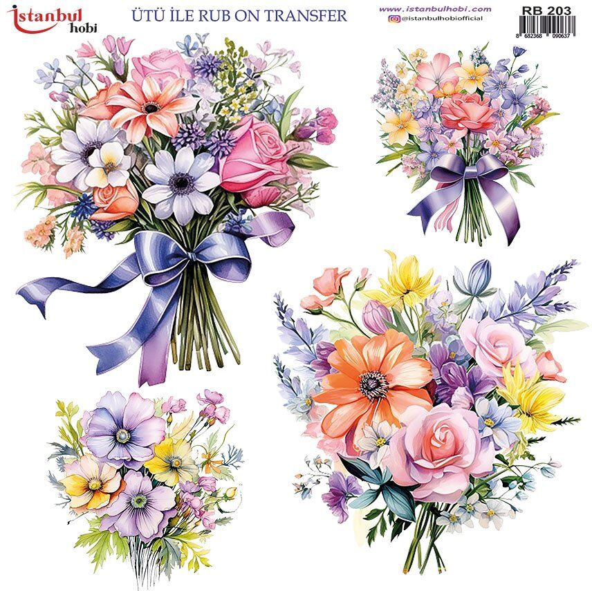 Ütü İle Rub On Transfer 30x30cm RB203