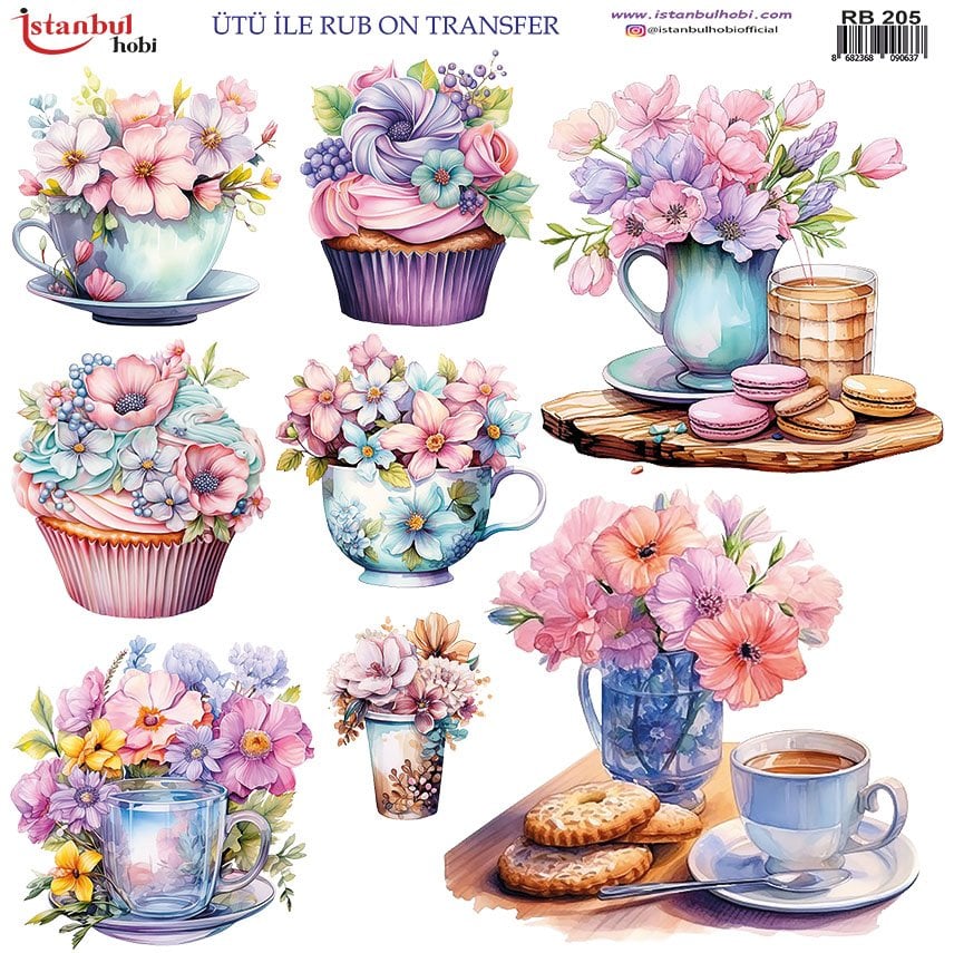 Ütü İle Rub On Transfer 30x30cm RB205