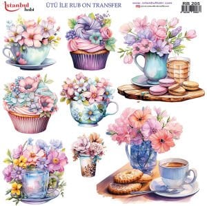 Ütü İle Rub On Transfer 30x30cm RB205
