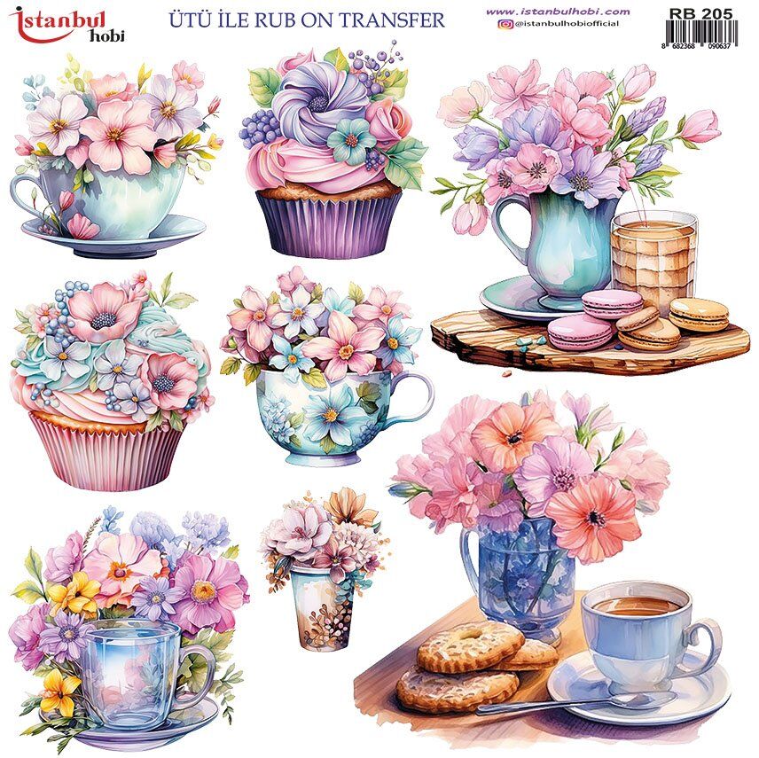 Ütü İle Rub On Transfer 30x30cm RB205