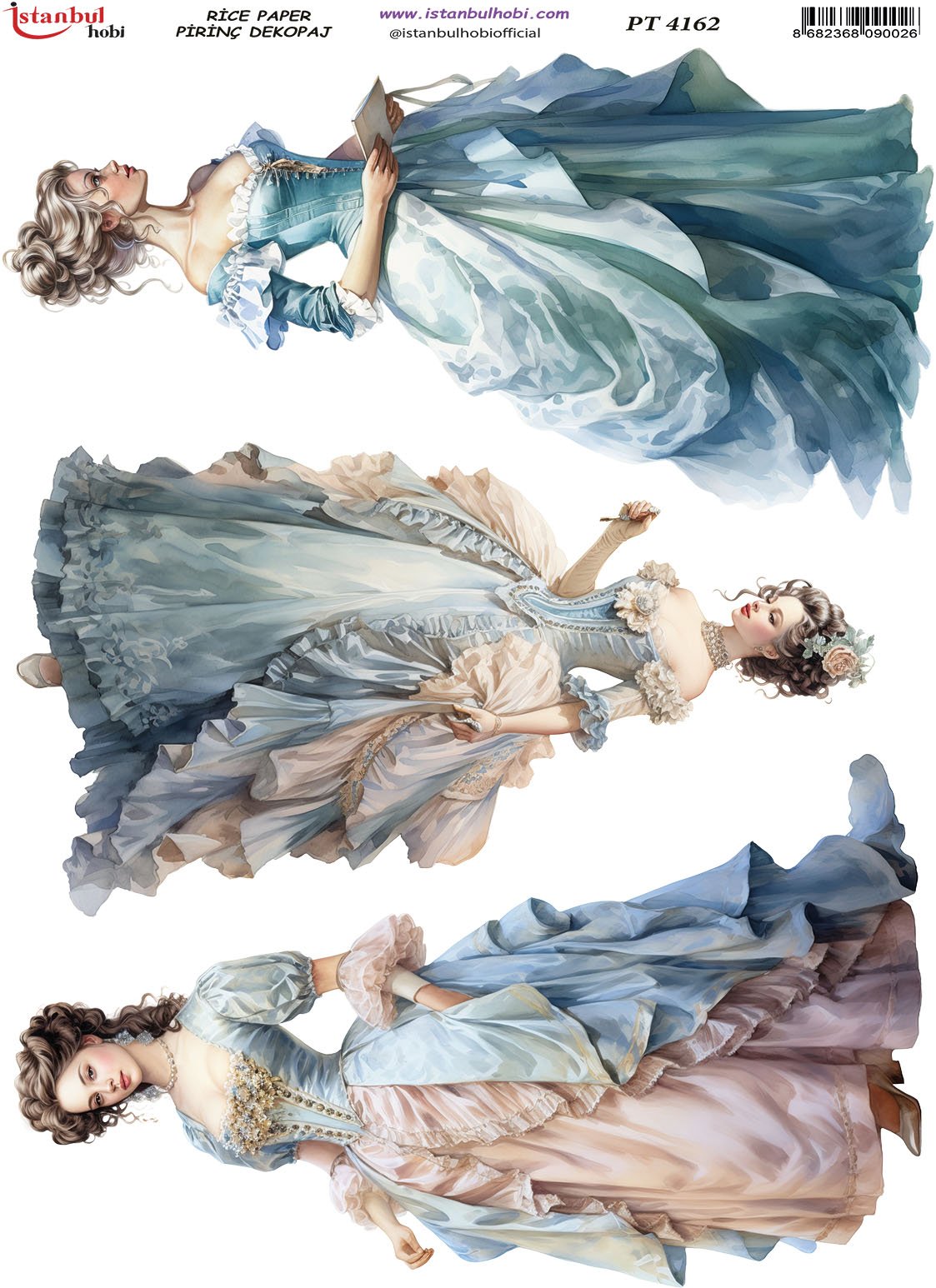 Pirinç Dekopaj Kağıdı 30x42cm PT-4162