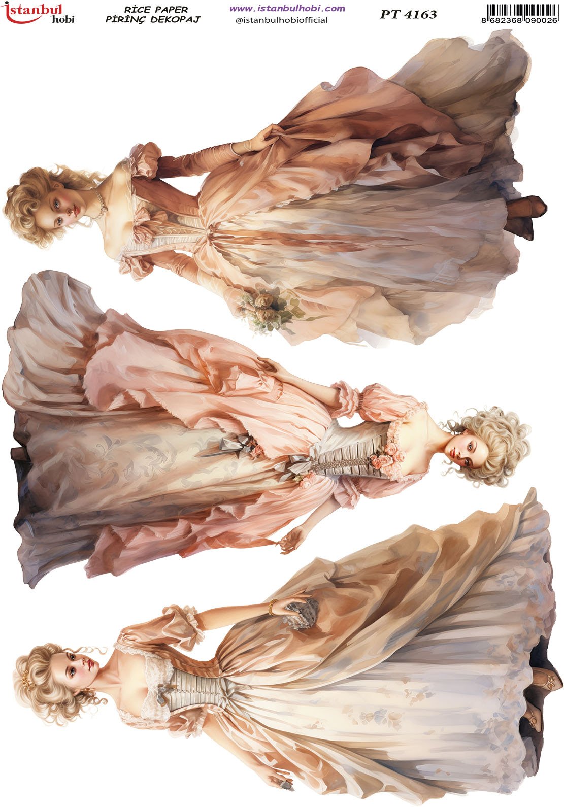 Pirinç Dekopaj Kağıdı 30x42cm PT-4163