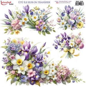 Ütü İle Rub On Transfer 30x30cm RB208