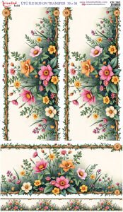 Ütü İle Rub On Transfer 30x50cm CK363