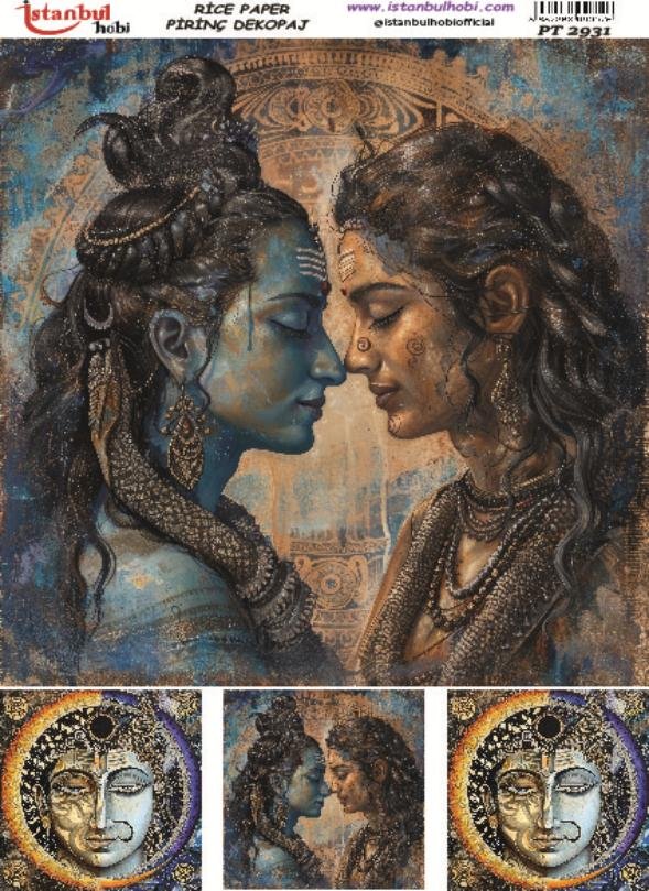 Pirinç Dekopaj Kağıdı 30x42cm PT-2931
