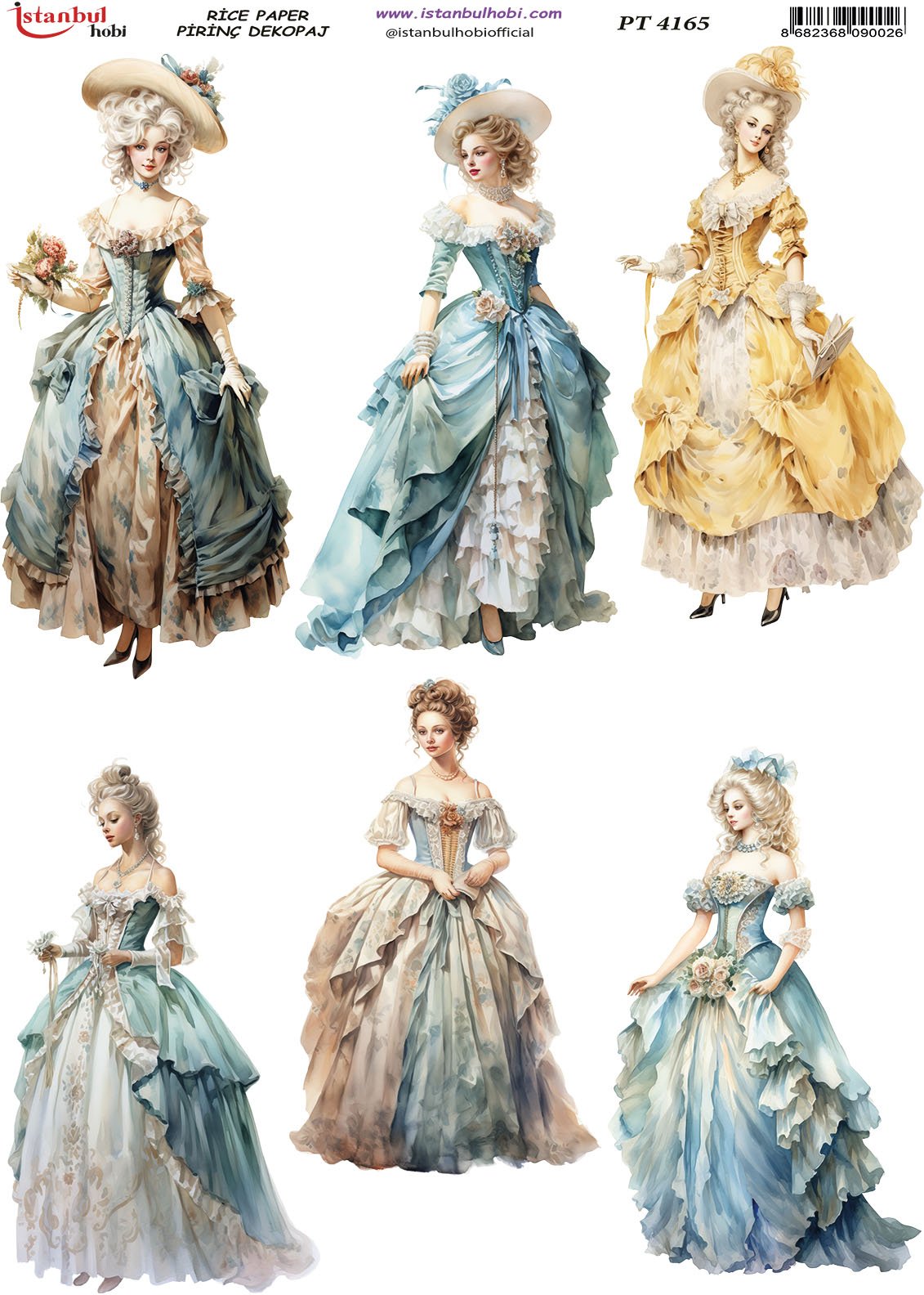 Pirinç Dekopaj Kağıdı 30x42cm PT-4165