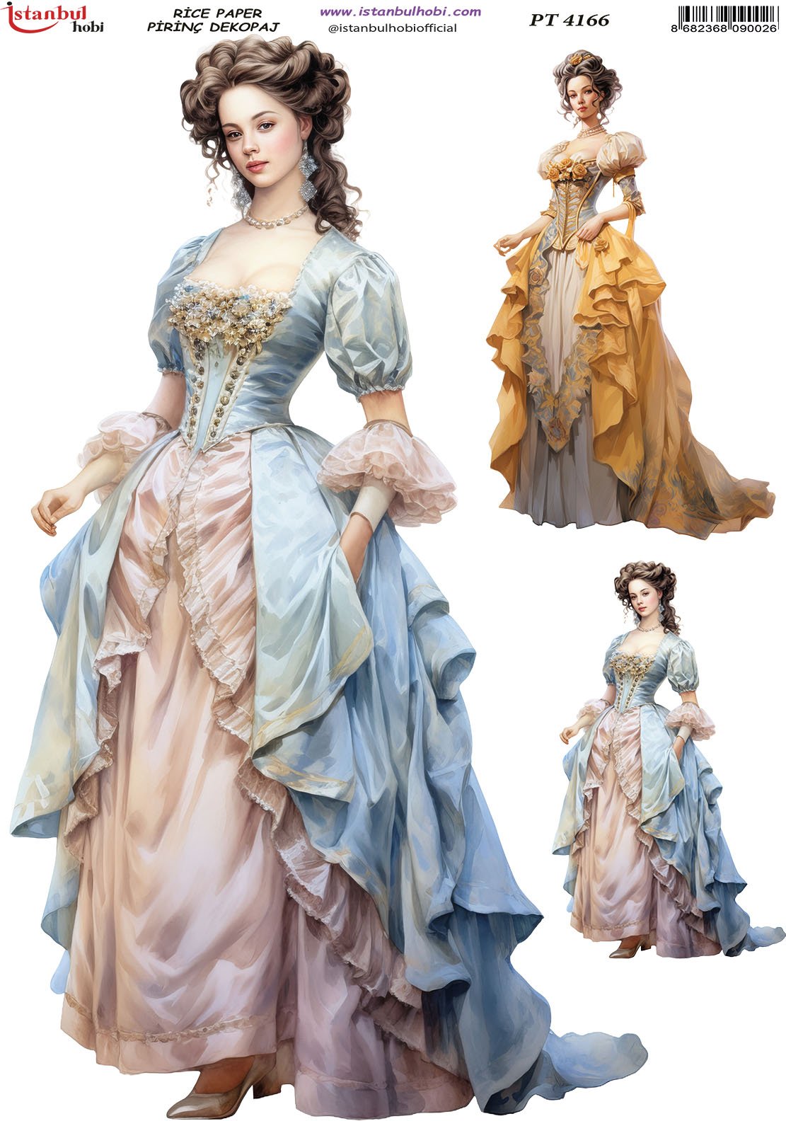 Pirinç Dekopaj Kağıdı 30x42cm PT-4166