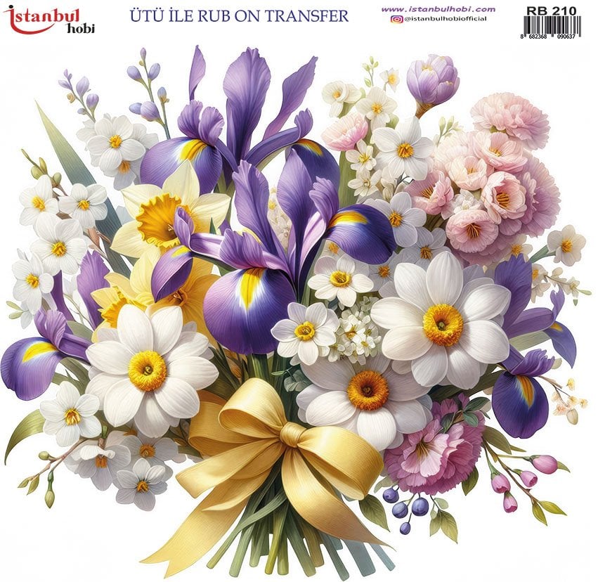 Ütü İle Rub On Transfer 30x30cm RB210
