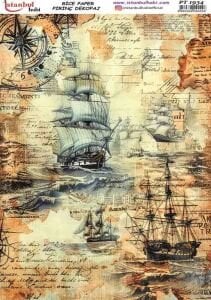 Pirinç Dekopaj Kağıdı 30x42cm PT-1934