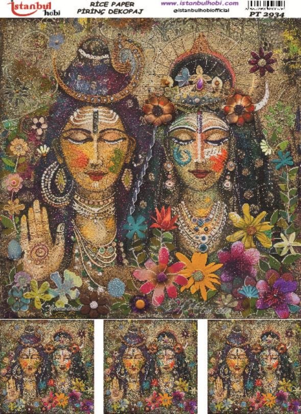 Pirinç Dekopaj Kağıdı 30x42cm PT-2934