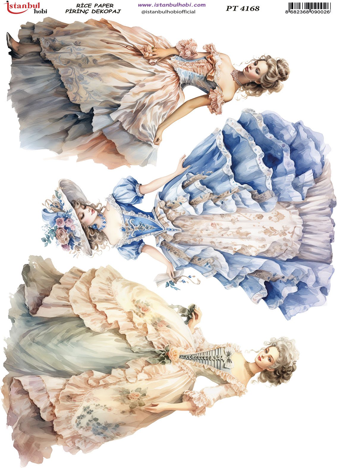 Pirinç Dekopaj Kağıdı 30x42cm PT-4168