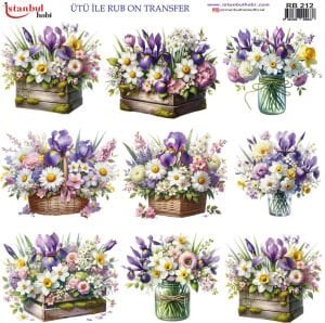 Ütü İle Rub On Transfer 30x30cm RB212