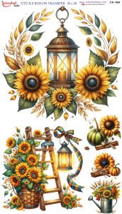 Ütü İle Rub On Transfer 30x50cm CK366