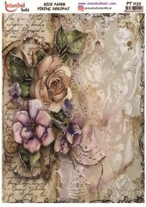 Pirinç Dekopaj Kağıdı 30x42cm PT-035