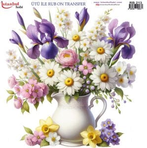 Ütü İle Rub On Transfer 30x30cm RB213