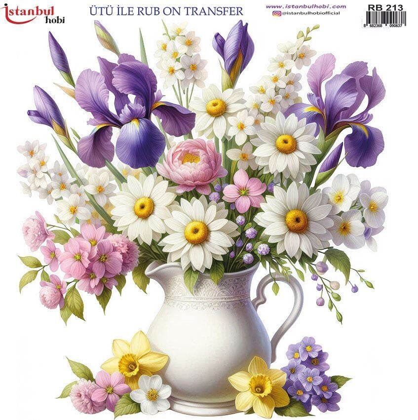 Ütü İle Rub On Transfer 30x30cm RB213