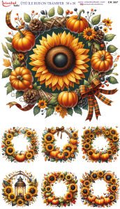 Ütü İle Rub On Transfer 30x50cm CK367