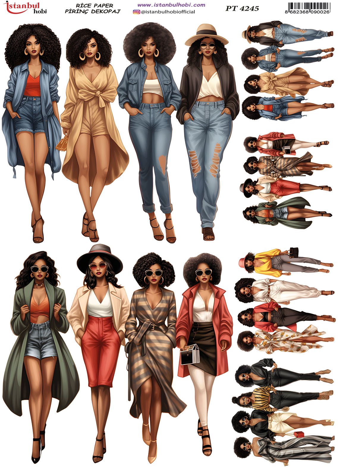 Pirinç Dekopaj Kağıdı 30x42cm PT-4245