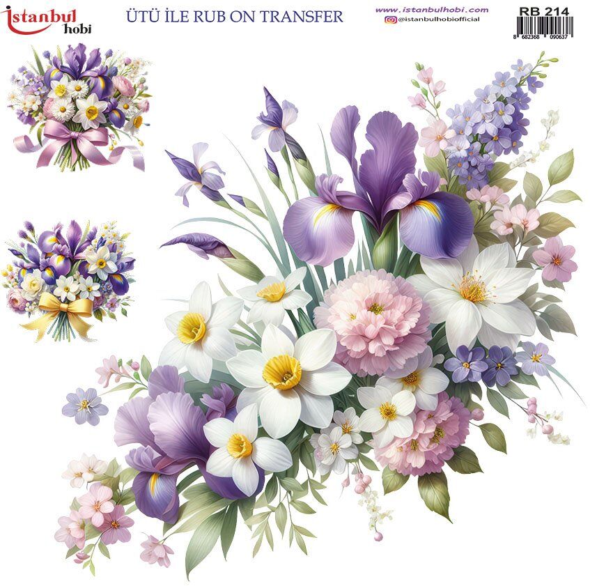 Ütü İle Rub On Transfer 30x30cm RB214