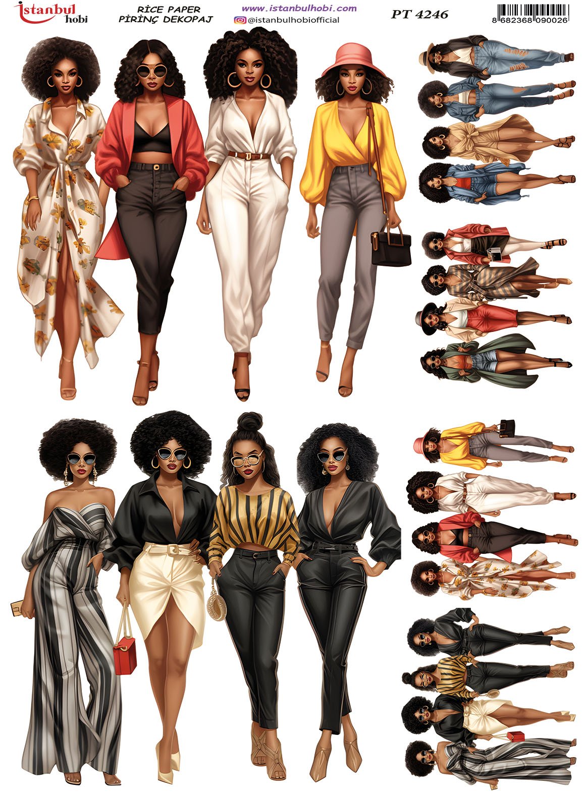 Pirinç Dekopaj Kağıdı 30x42cm PT-4246