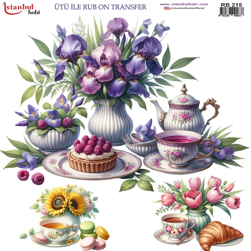 Ütü İle Rub On Transfer 30x30cm RB215