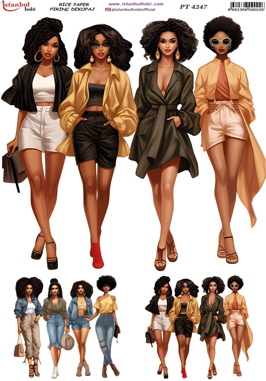 Pirinç Dekopaj Kağıdı 30x42cm PT-4247