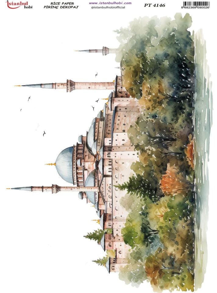 Pirinç Dekopaj Kağıdı 30x42cm PT-4146