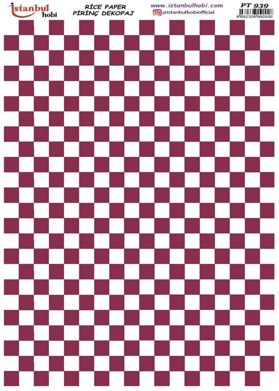 Pirinç Dekopaj Kağıdı 30x42cm PT-939