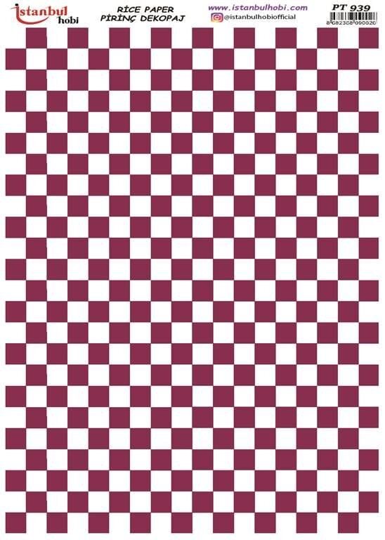 Pirinç Dekopaj Kağıdı 30x42cm PT-939