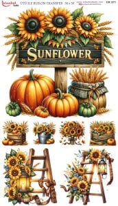 Ütü İle Rub On Transfer 30x50cm CK371