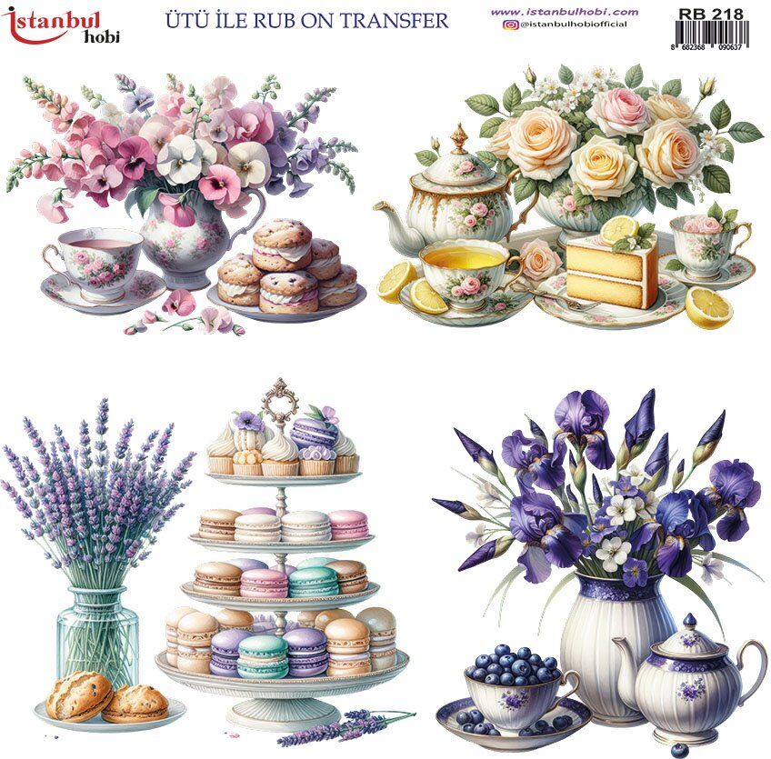 Ütü İle Rub On Transfer 30x30cm RB218