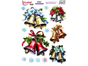 Yılbaşı Sulu Transfer Kağıdı 25x35cm STY-029