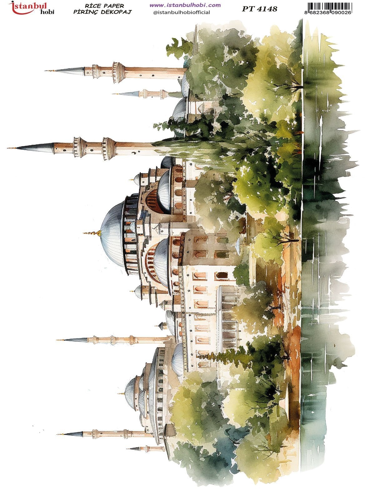 Pirinç Dekopaj Kağıdı 30x42cm PT-4148
