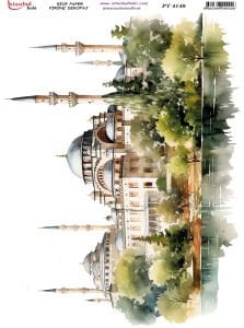 Pirinç Dekopaj Kağıdı 30x42cm PT-4148