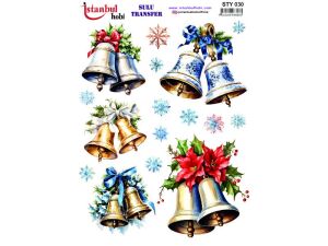 Yılbaşı Sulu Transfer Kağıdı 25x35cm STY-030