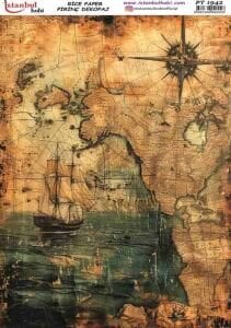 Pirinç Dekopaj Kağıdı 30x42cm PT-1942