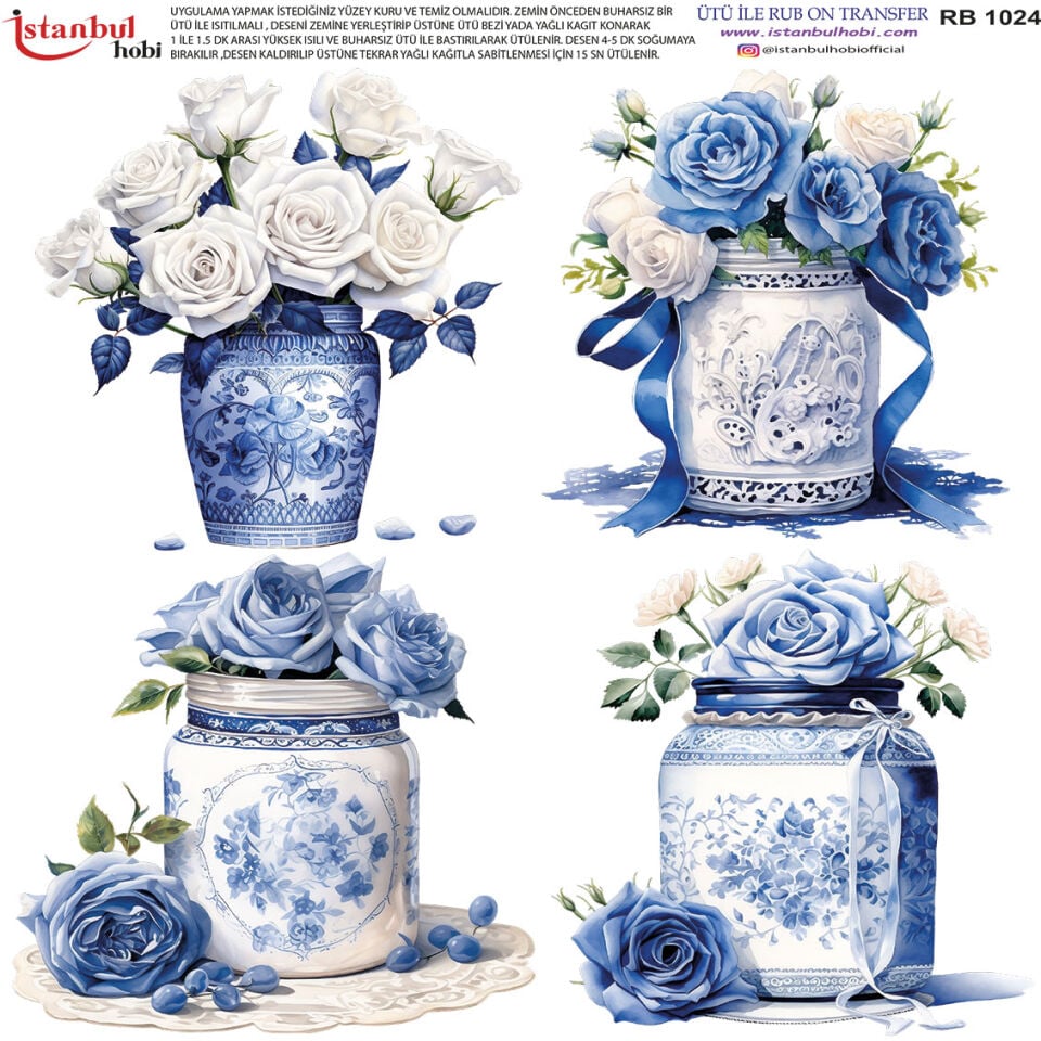 Ütü İle Rub On Transfer 30x30cm RB1024