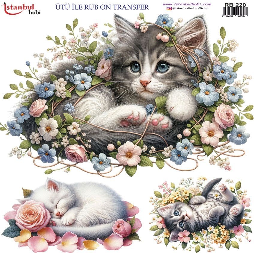 Ütü İle Rub On Transfer 30x30cm RB220