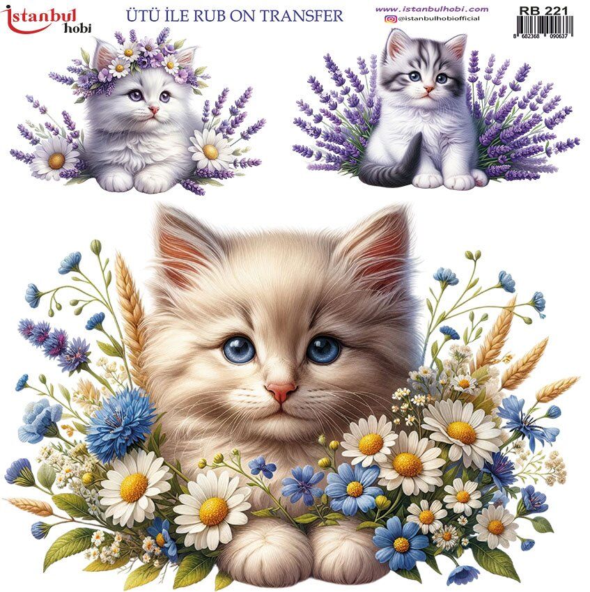 Ütü İle Rub On Transfer 30x30cm RB221