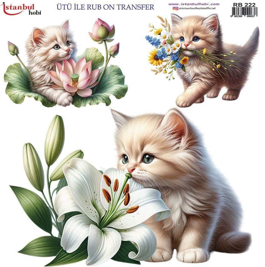 Ütü İle Rub On Transfer 30x30cm RB222