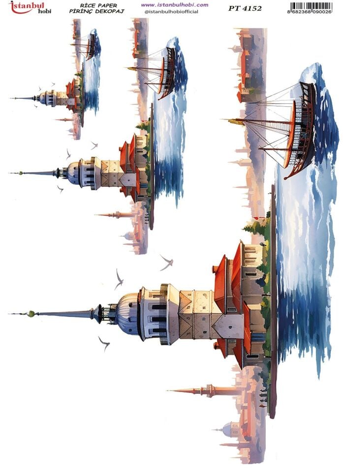 Pirinç Dekopaj Kağıdı 30x42cm PT-4152