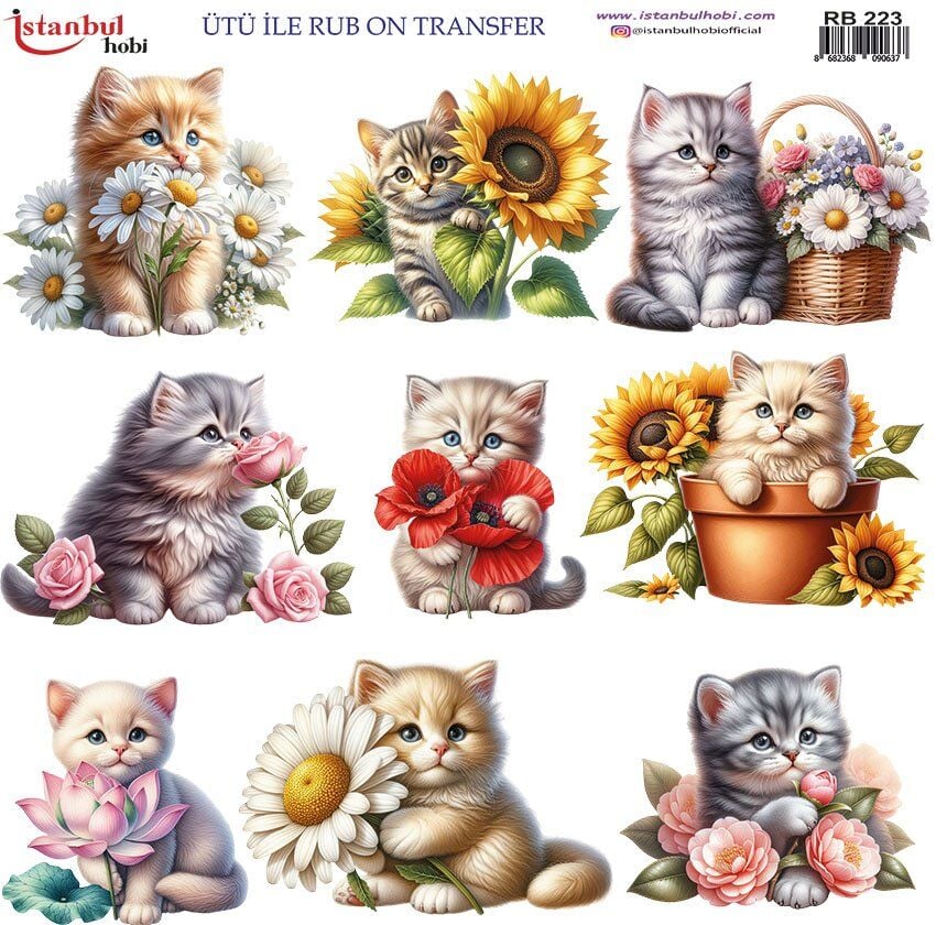 Ütü İle Rub On Transfer 30x30cm RB223