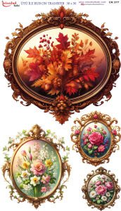 Ütü İle Rub On Transfer 30x50cm CK377