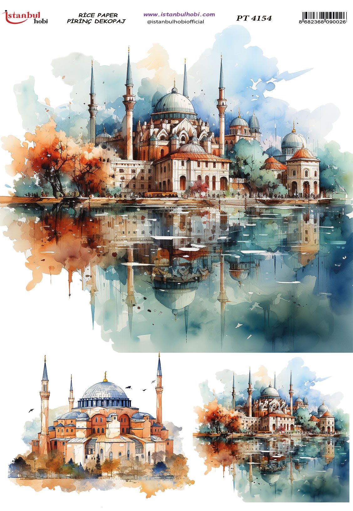 Pirinç Dekopaj Kağıdı 30x42cm PT-4154